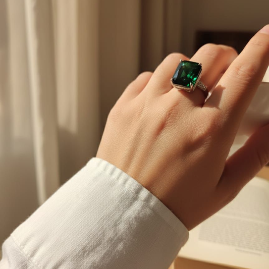 טבעת זוהר ירוק